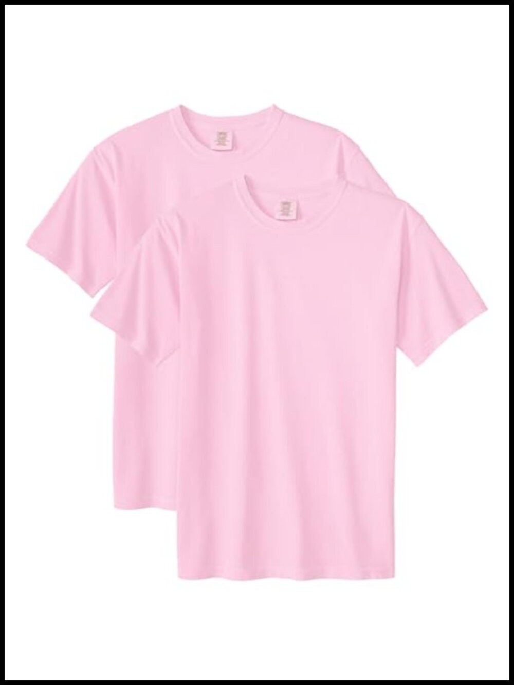 Heavyweight Short Sleeve Tee Crew Neck Relaxed Fit Casual T-Shirt